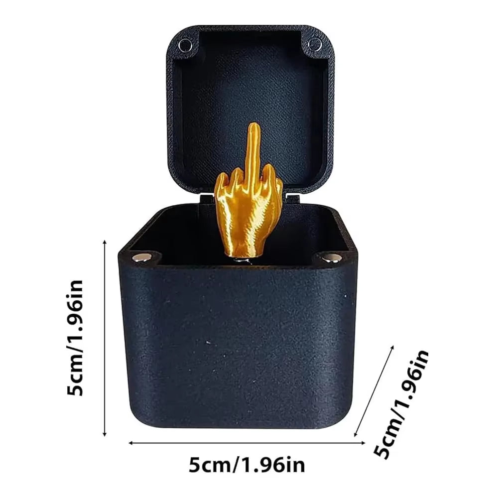 Middle Finger Surprise Gift Box - Hilarious Pop-Up Prank for Halloween and Anniversaries