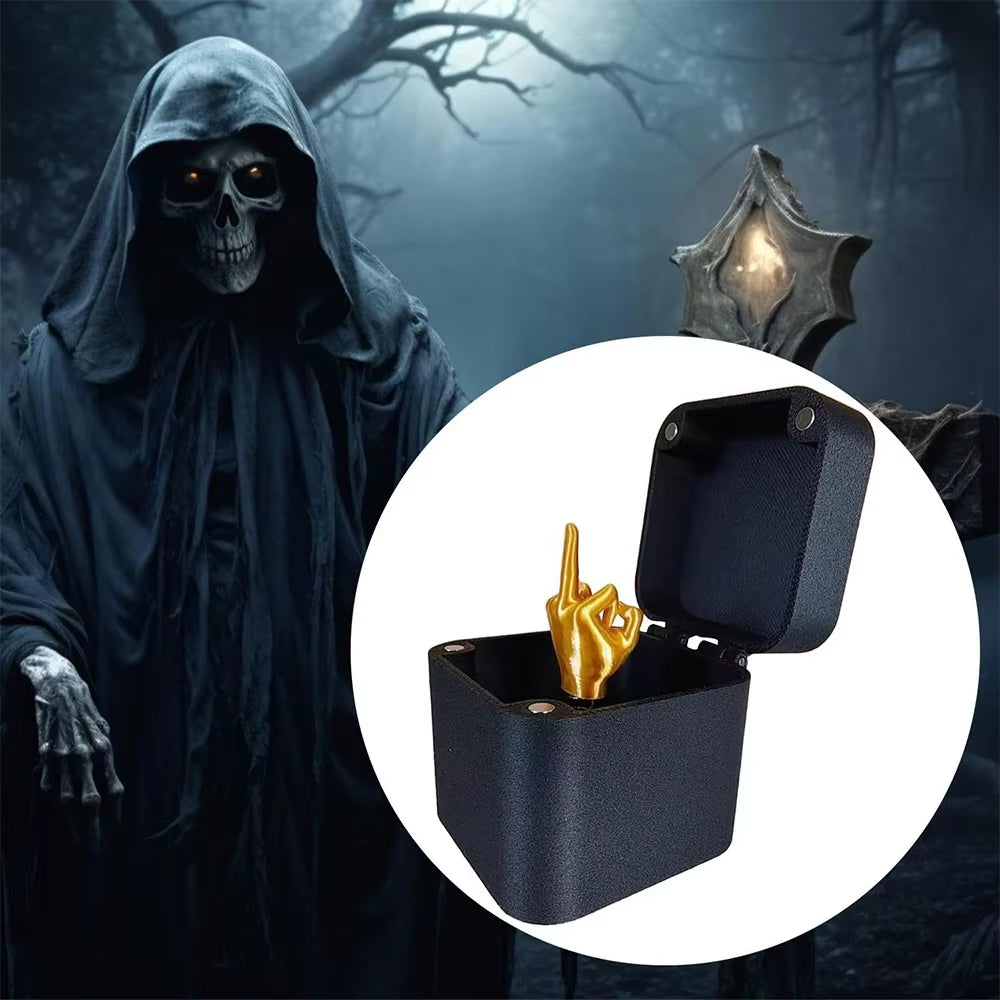 Middle Finger Surprise Gift Box - Hilarious Pop-Up Prank for Halloween and Anniversaries