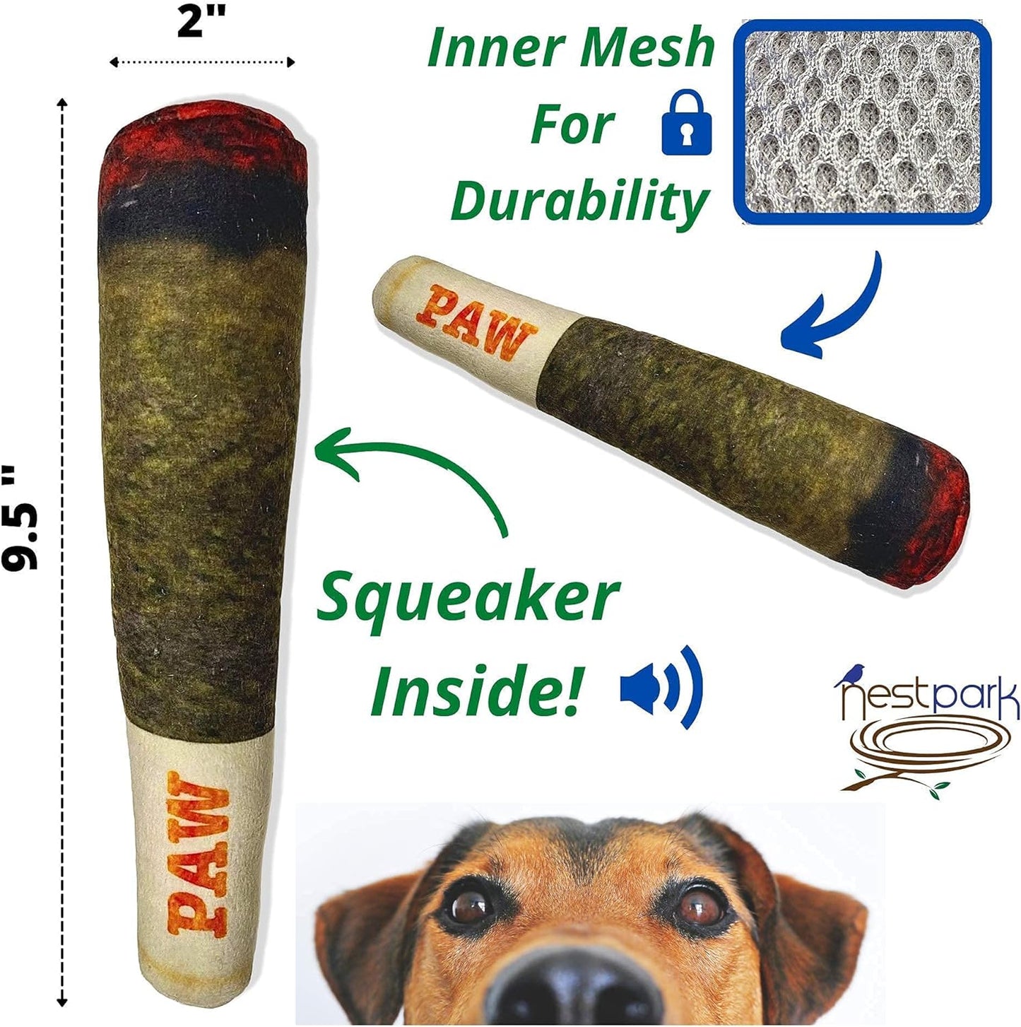 Paw-some Puff Puff Playthings - Hilarious Squeaky Toys for Dogs of All Sizes - The Perfect Gift for Your Pup's Barkday Bash!