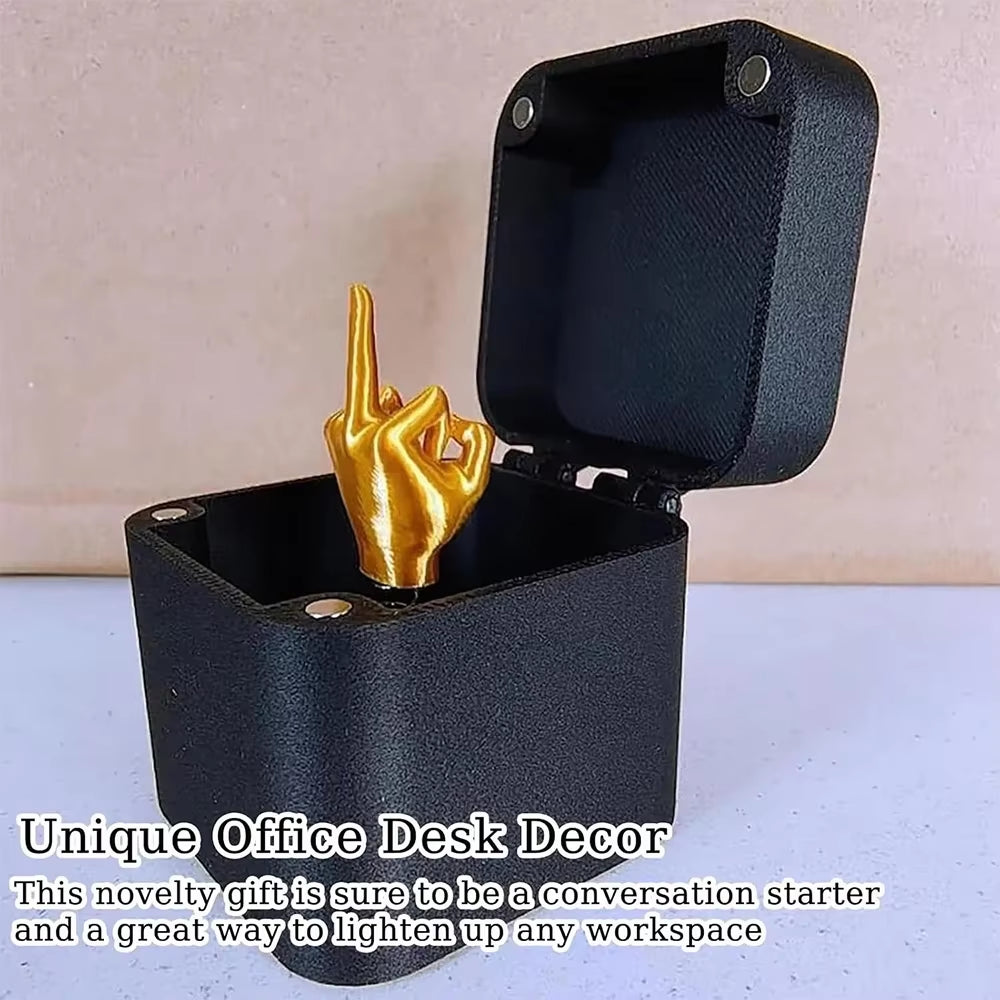 Middle Finger Surprise Gift Box - Hilarious Pop-Up Prank for Halloween and Anniversaries