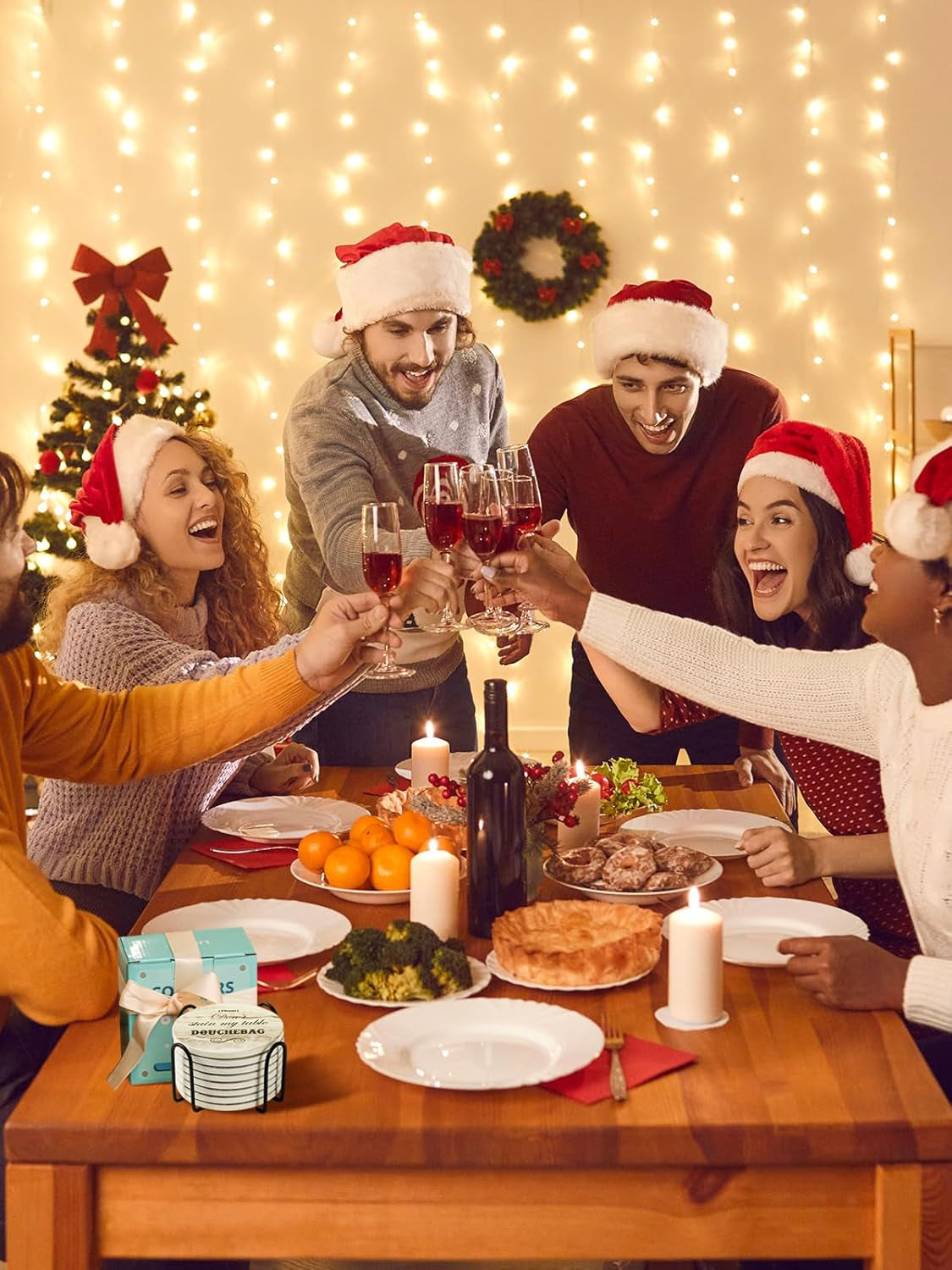 Marble-ous Coasters: The Ultimate Gag Gifts for Adults to Keep Your Drinks from Going on a Slippery Slope!