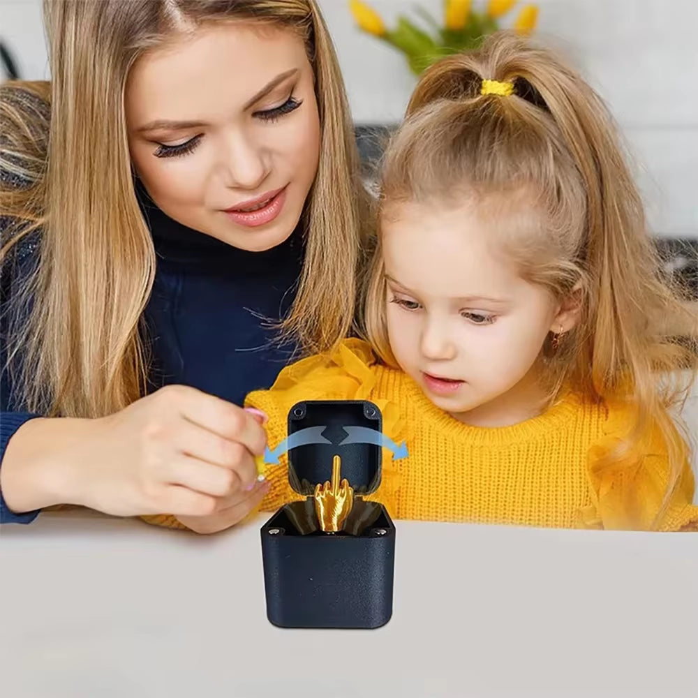 Middle Finger Surprise Gift Box - Hilarious Pop-Up Prank for Halloween and Anniversaries