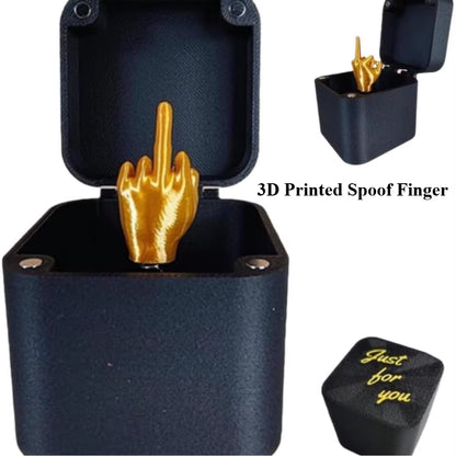 Middle Finger Surprise Gift Box - Hilarious Pop-Up Prank for Halloween and Anniversaries