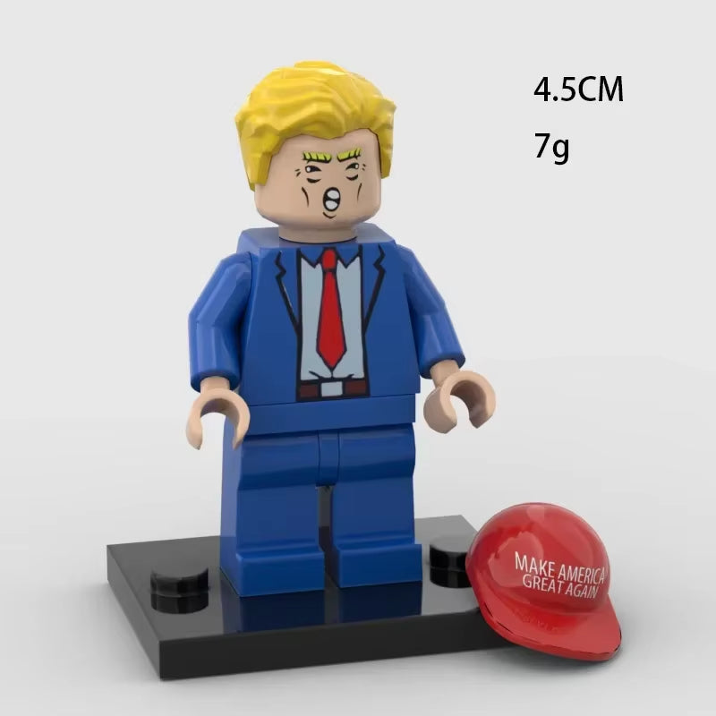 Donald Trump Cartoon Figures Dolls Anime Characters Donald Trump President Models for Fans Gifts Home Desktable Decoration