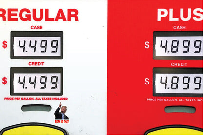 25 I DID THAT Trump Joe Biden Decal Sticker Gas Pump Oil Prices Removable Vinyl